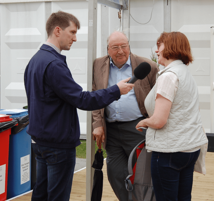 Insight Radio were at Ch Sq conducting interviews with public